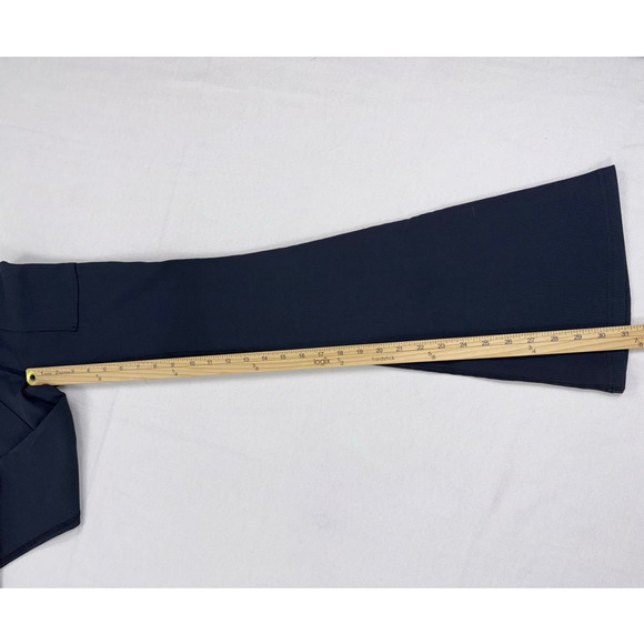 Aerie Offline Womens Fold Over Ribbed Flare Legging Small Black - Picture 15 of 16